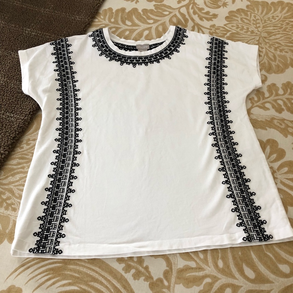 Chico’s Slub Sleeve Top